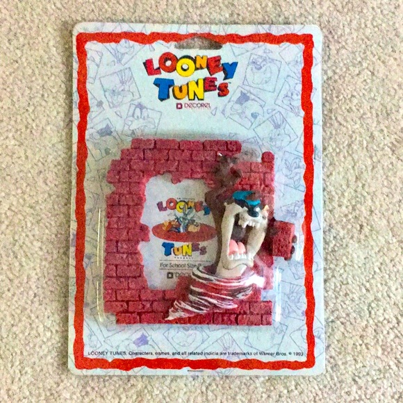 1993 Warner Bros. Looney Toon Tazmanian Frame Vintage. NWT - Picture 3 of 3